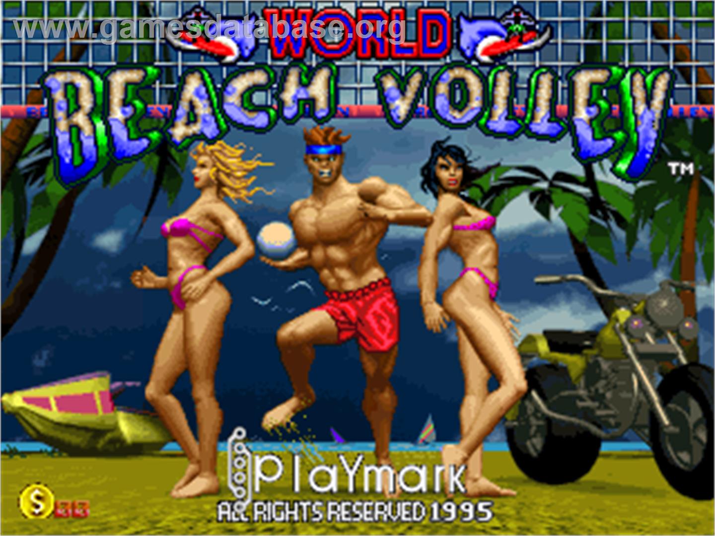 World Beach Volley - Arcade - Artwork - Title Screen