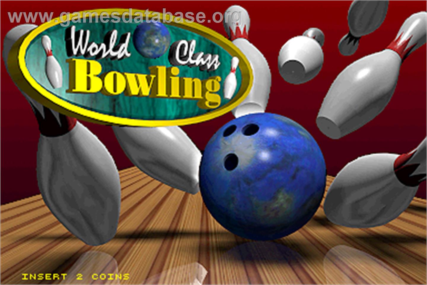 World Class Bowling - Arcade - Artwork - Title Screen