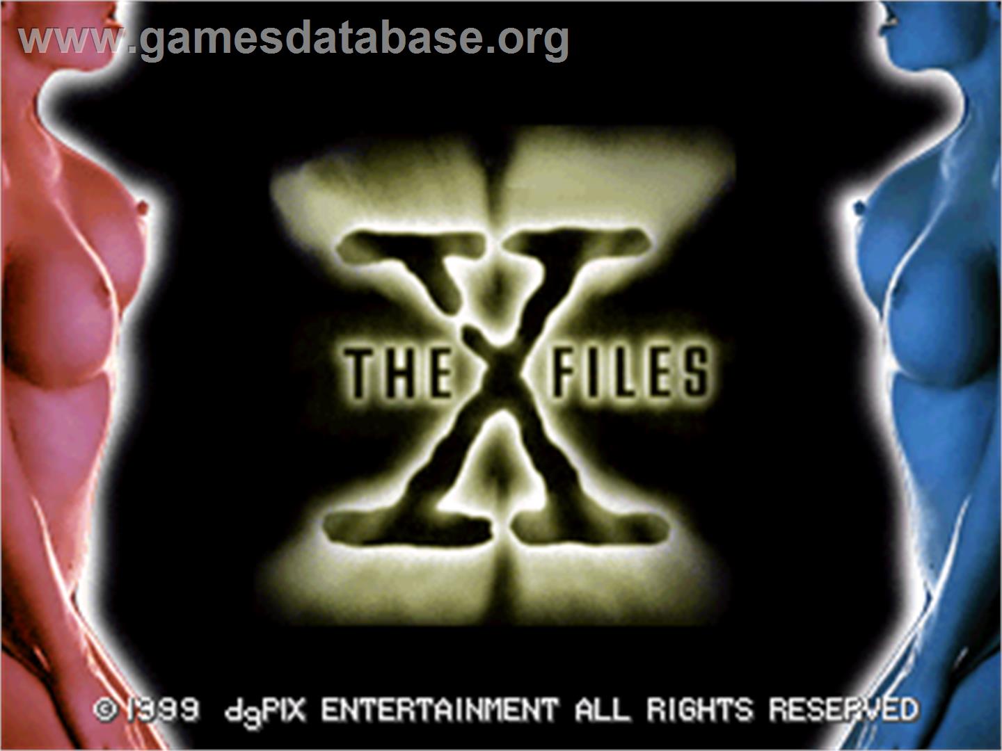 X-Files - Arcade - Artwork - Title Screen