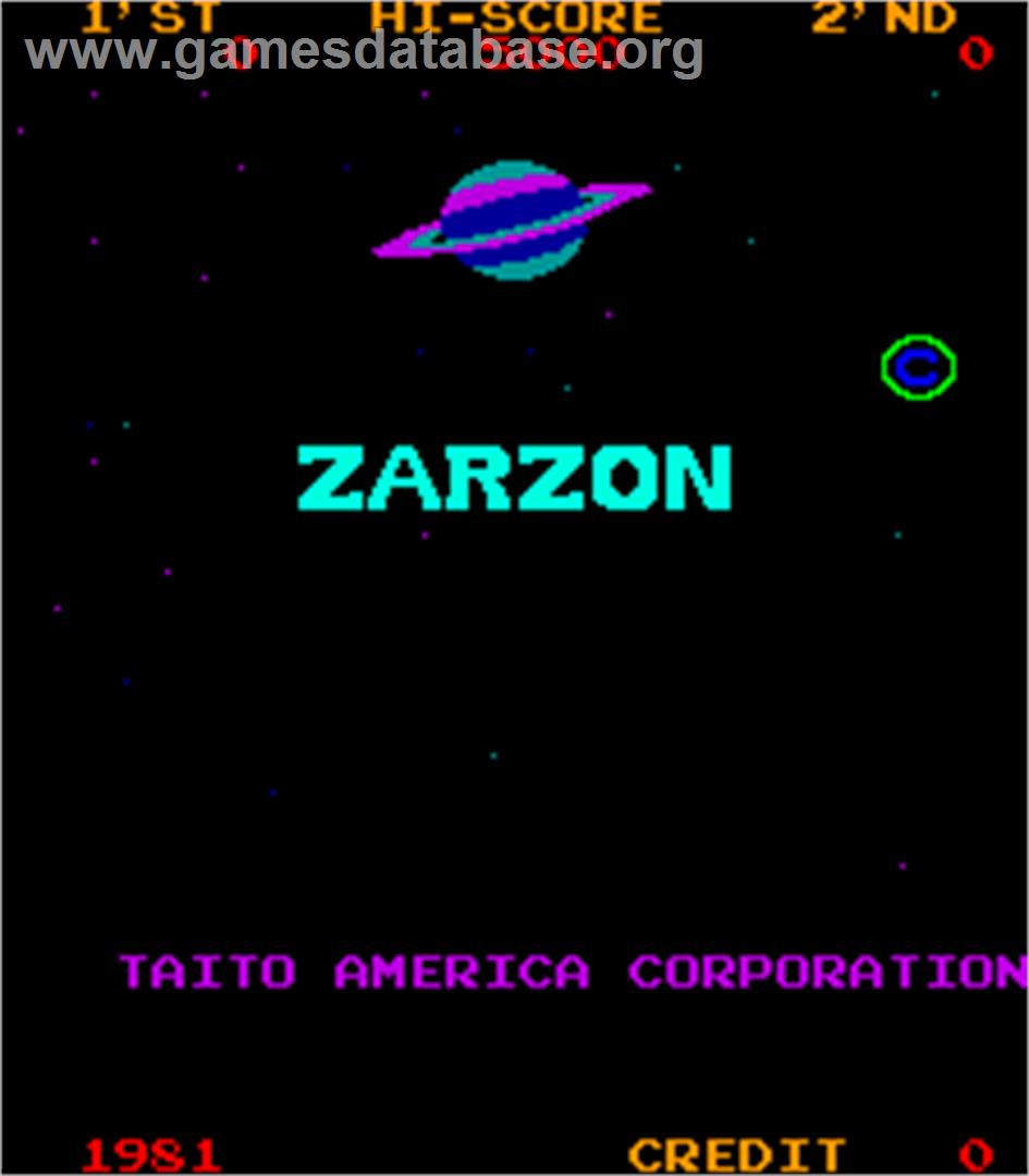 Zarzon - Arcade - Artwork - Title Screen