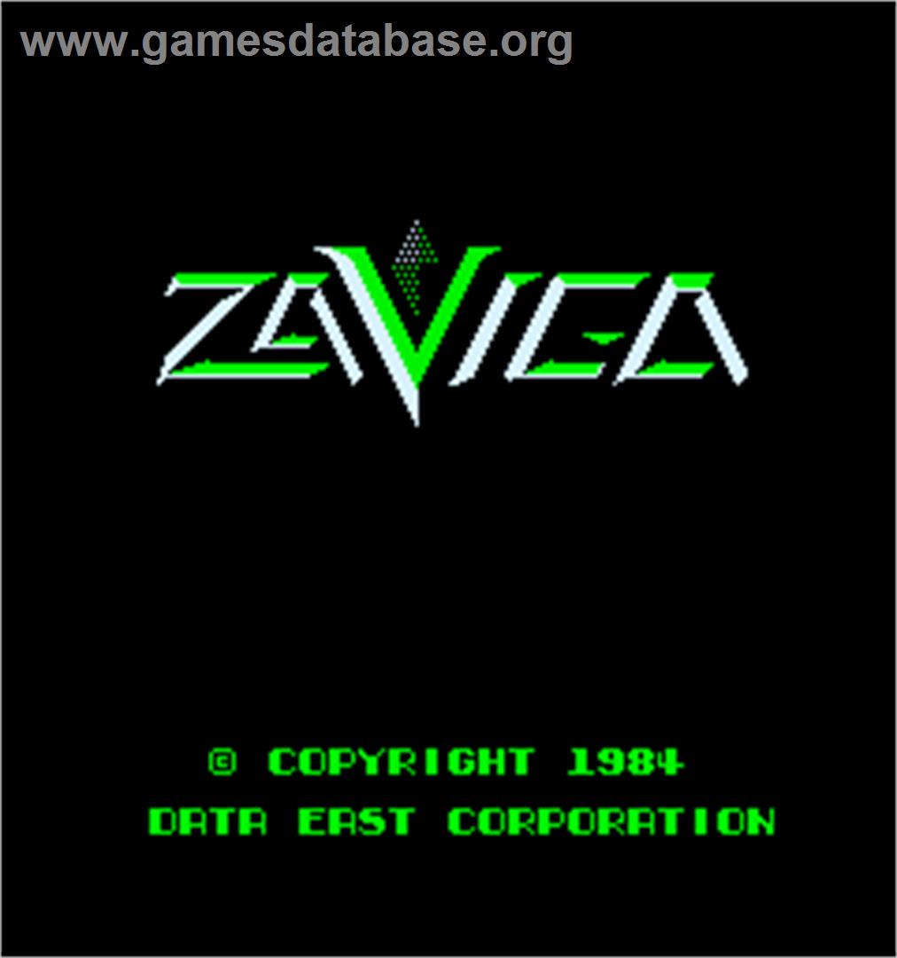 Zaviga - Arcade - Artwork - Title Screen