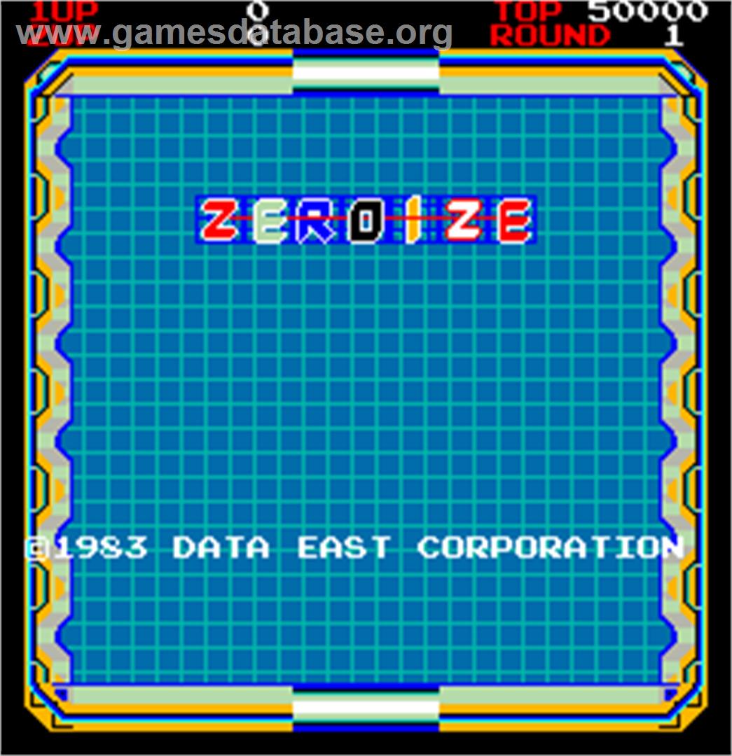 Zeroize - Arcade - Artwork - Title Screen