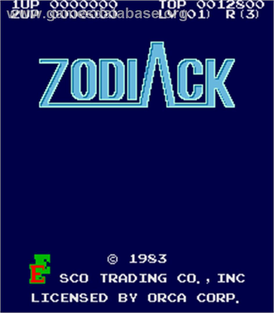 Zodiack - Arcade - Artwork - Title Screen