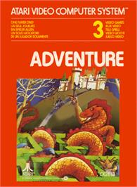 Box cover for Adventure on the Atari 2600.