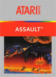 Box cover for Assault on the Atari 2600.