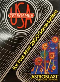 Box cover for Astrosmash on the Atari 2600.