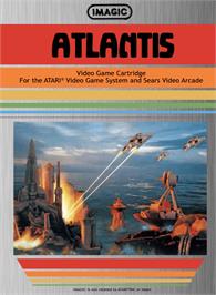 Box cover for Atlantis on the Atari 2600.