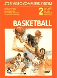 Box cover for Basketball on the Atari 2600.