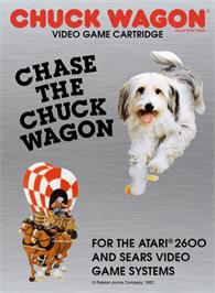 Box cover for Chase the Chuck Wagon on the Atari 2600.
