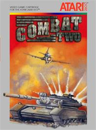 Box cover for Combat Two on the Atari 2600.