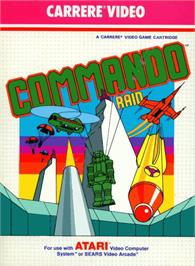 Box cover for Commando Raid on the Atari 2600.