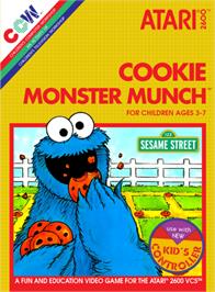 Box cover for Cookie Monster Munch on the Atari 2600.