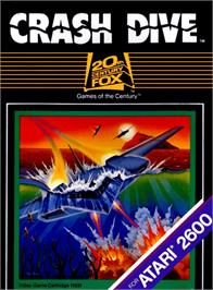 Box cover for Crash Dive on the Atari 2600.