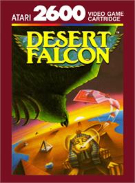 Box cover for Desert Falcon on the Atari 2600.