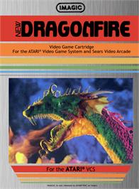 Box cover for Dragonfire on the Atari 2600.