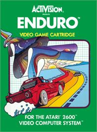 Box cover for Enduro on the Atari 2600.