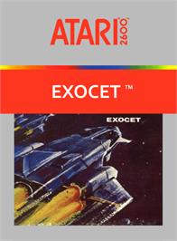 Box cover for Exocet on the Atari 2600.