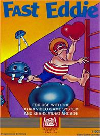 Box cover for Fast Eddie on the Atari 2600.
