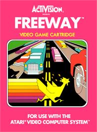 Box cover for Freeway on the Atari 2600.