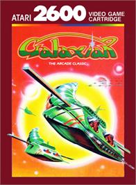 Box cover for Galaxian on the Atari 2600.