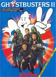 Box cover for Ghostbusters II on the Atari 2600.