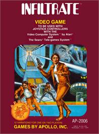 Box cover for Infiltrate on the Atari 2600.