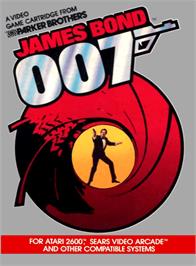 Box cover for James Bond 007 on the Atari 2600.