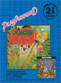 Box cover for Jungle Fever/Knight on the Town on the Atari 2600.