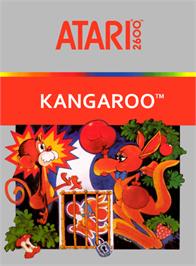 Box cover for Kangaroo on the Atari 2600.