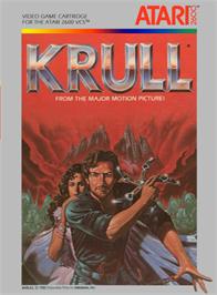 Box cover for Krull on the Atari 2600.