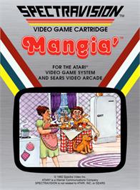 Box cover for Mangia' on the Atari 2600.