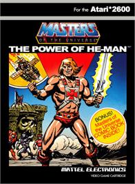 Box cover for Masters of the Universe: The Power of He-Man on the Atari 2600.