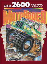 Box cover for MotoRodeo on the Atari 2600.