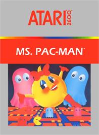 Box cover for Ms. Pac-Man on the Atari 2600.