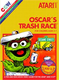 Box cover for Oscar's Trash Race on the Atari 2600.