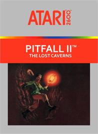 Box cover for Pitfall II: Lost Caverns on the Atari 2600.