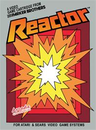 Box cover for Reactor on the Atari 2600.