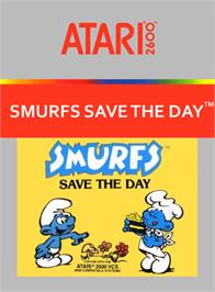 Box cover for Smurfs Save the Day on the Atari 2600.