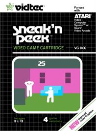 Box cover for Sneak 'n Peek on the Atari 2600.