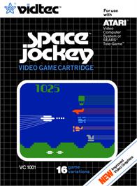Box cover for Space Jockey on the Atari 2600.