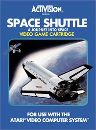 Box cover for Space Shuttle: A Journey into Space on the Atari 2600.