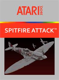 Box cover for Spitfire Attack on the Atari 2600.