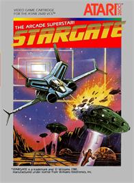 Box cover for Stargate on the Atari 2600.