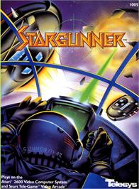 Box cover for Stargunner on the Atari 2600.