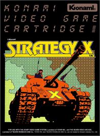 Box cover for Strategy X on the Atari 2600.