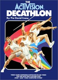 Box cover for The Activision Decathlon on the Atari 2600.