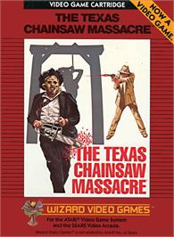 Box cover for The Texas Chainsaw Massacre on the Atari 2600.