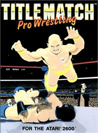 Box cover for Title Match Pro Wrestling on the Atari 2600.