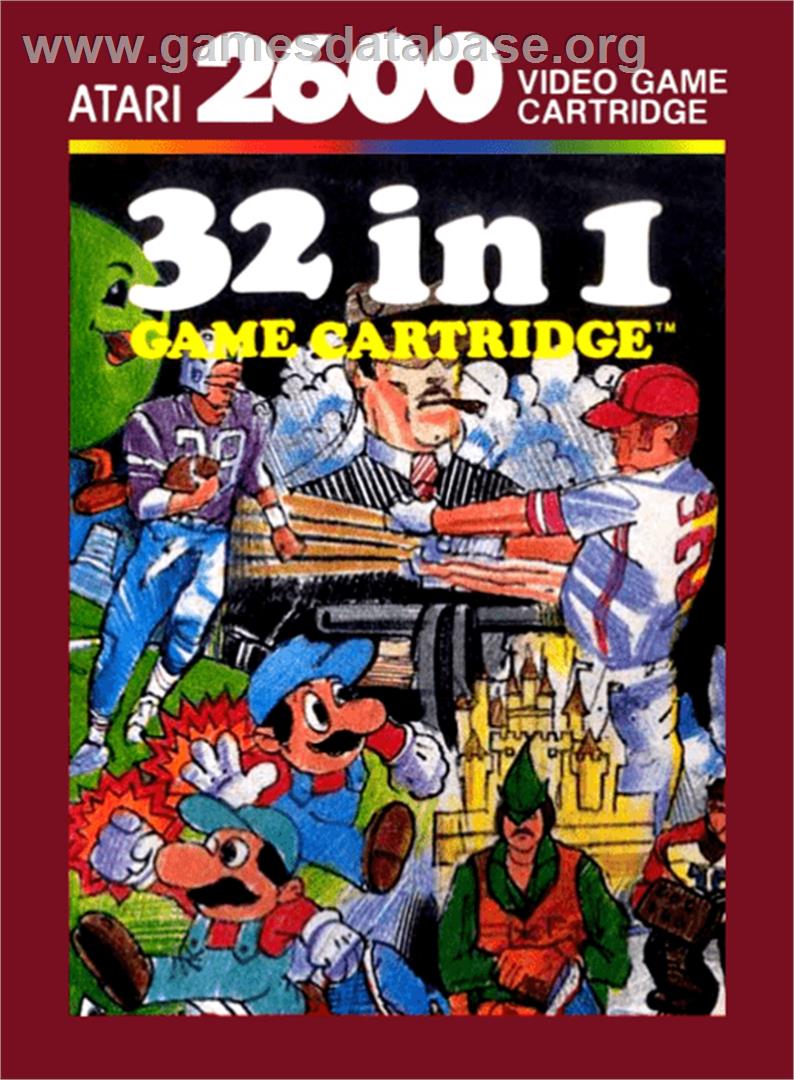 32 in 1 Game Cartridge - Atari 2600 - Artwork - Box
