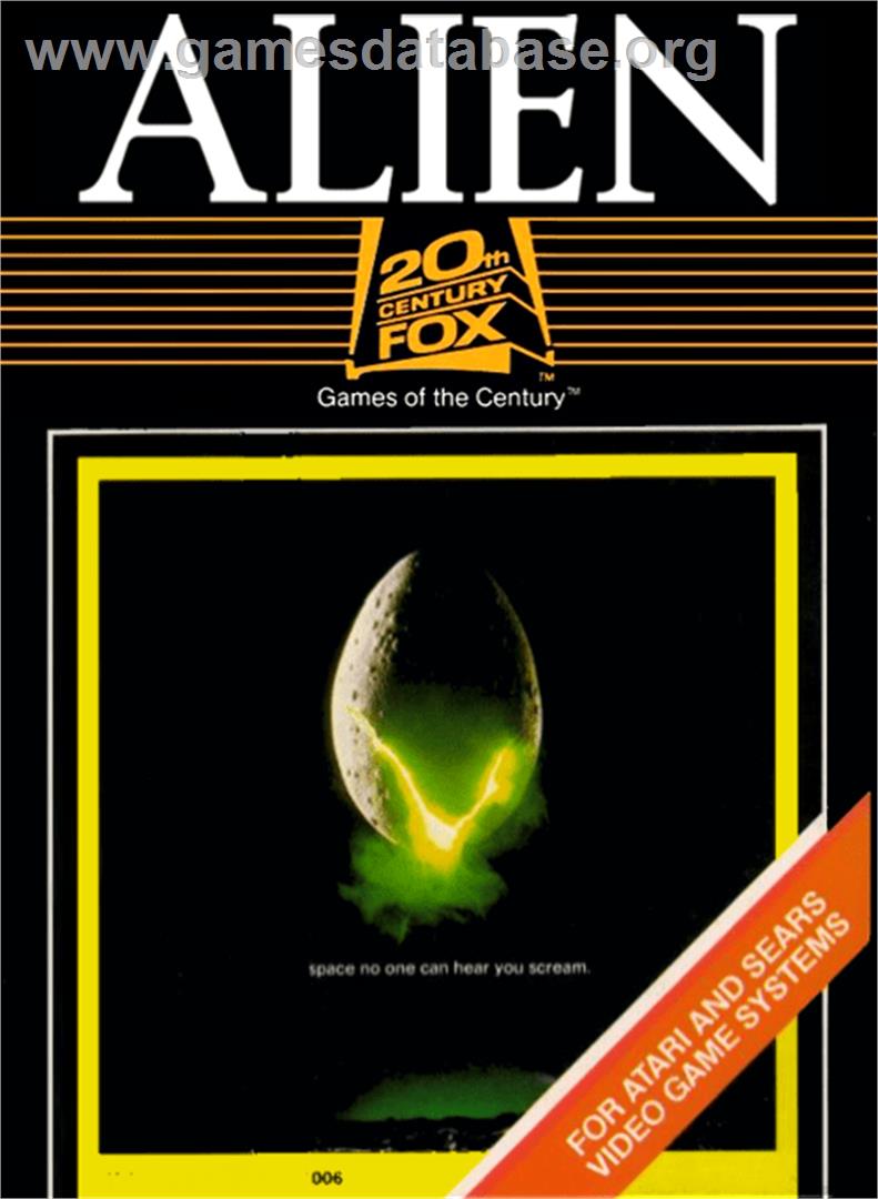 Alien - Atari 2600 - Artwork - Box